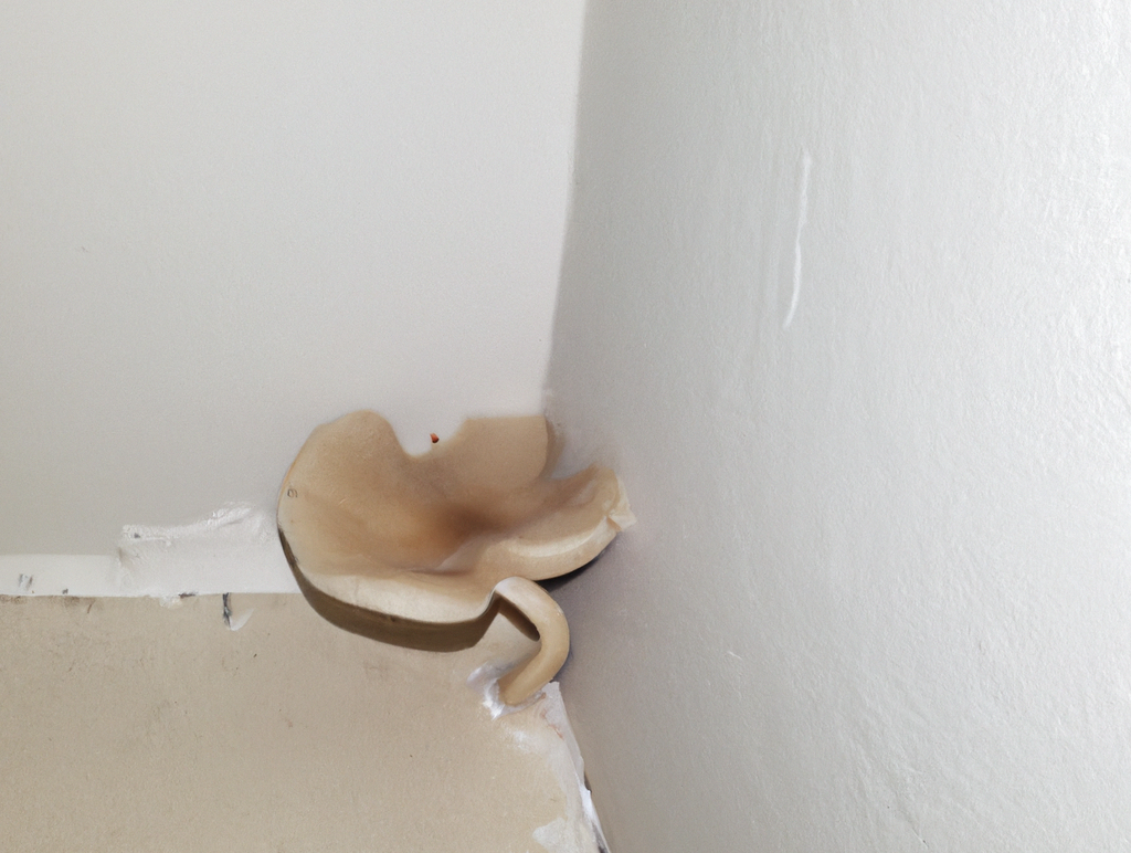 mushroom growing in a house